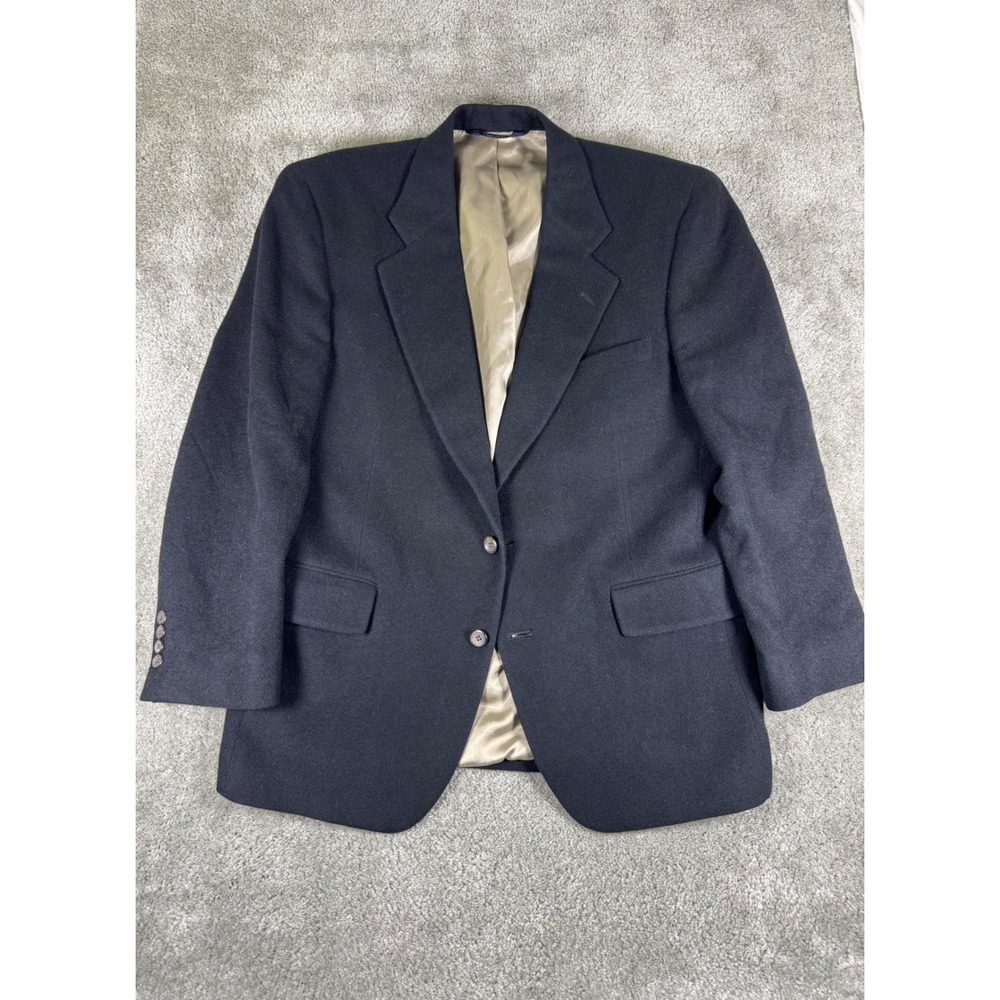 Jos. A. Bank Executive Collection Black Wool Blazer Sport Coat Made in USA